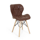 Kit 6 Cadeiras Charles Eames Eiffel Slim Special Estofada Mar