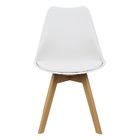 Kit 6 Cadeiras Charles Eames Leda Luisa Saarinen Design Wood