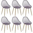 Kit 6 Cadeiras Clarice Cleo