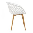 Kit 6 Cadeiras Com Braços Clarice  Branco