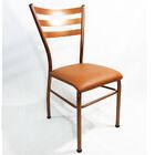 Kit 6 Cadeiras De Cozinha Com Reforço Cobre Assento Cobre - P