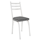 Kit 6 Cadeiras De Cozinha Luisiana Estampado Andorinha Pés De