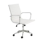 Kit 6 Cadeiras De Escritório Diretor Esteirinha Em Corino Sev