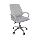 Kit 6 Cadeiras De Escritório Esteirinha Tela Mesh Branco