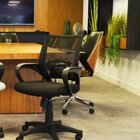 Kit 6 Cadeiras De Escritório Giratória Com Relax Office Santi