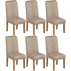 Kit 6 Cadeiras De Jantar 31073 Dj Moveis