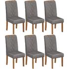 Kit 6 Cadeiras De Jantar 31073 Dj Moveis