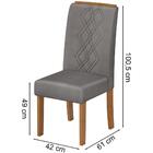 Kit 6 Cadeiras De Jantar 31073 Dj Moveis