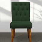Kit 6 Cadeiras De Jantar Decorativa Gabi Suede Verde