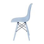 Kit 6 Cadeiras De Jantar Eames Eiffel Azul Claro Color