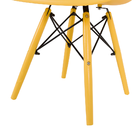 Kit 6 Cadeiras De Jantar Eames Eiffel Braço Amarela Color
