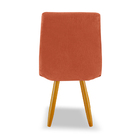 Kit 6 Cadeiras De Jantar Eames Estofada Suede Terracota - Mon