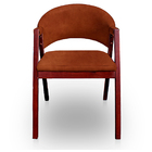 Kit 6 Cadeiras De Jantar Estofada Tecido Facto Madeira Maciça