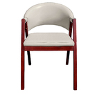 Kit 6 Cadeiras De Jantar Estofada Tecido Facto Madeira Maciça