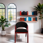 Kit 6 Cadeiras De Jantar Estofada Veludo Madeira Maciça Helen