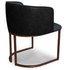 Kit 6 Cadeiras De Jantar Florença Compose Linho Azul Jeans E