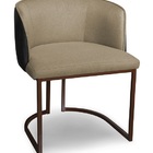 Kit 6 Cadeiras De Jantar Florença Compose Linho Castor E Cour