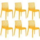 Kit 6 Cadeiras De Jantar Gruvyer Design Em Polipropileno - Am