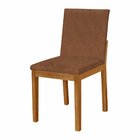 Kit 6 Cadeiras De Jantar Luxo Pérola Estofadas Em Couro Pu Ca