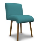 Kit 6 Cadeiras De Jantar Madri Suede Azul Turquesa - Meu Lar