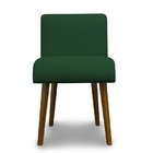 Kit 6 Cadeiras De Jantar Madri Suede Verde - Meu Lar Decoraçõ