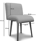 Kit 6 Cadeiras De Jantar Madri Suede Verde - Meu Lar Decoraçõ