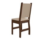 Kit 6 Cadeiras De Jantar Mdf Clara Amêndoa/savana