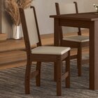 Kit 6 Cadeiras De Jantar Mdf Clara Amêndoa/savana