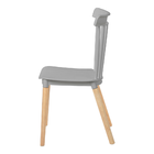 Kit 6 Cadeiras De Jantar Windsor Cinza