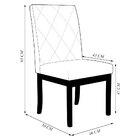 Kit 6 Cadeiras De Sala De Jantar Estofadas Gomes Madeira Maci