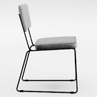 Kit 6 Cadeiras Decorativa Estofada Para Sala De Jantar Base A