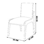 Kit 6 Cadeiras Decorativa Sala De Jantar Madeira Maciça Pedri