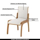 Kit 6 Cadeiras Decorativa Sala De Jantar Madeira Maciça Pedri