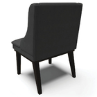 Kit 6 Cadeiras Decorativas Sala De Jantar Base Fixa De Madeir