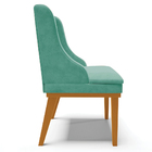 Kit 6 Cadeiras Decorativas Sala De Jantar Base Fixa De Madeir