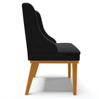 Kit 6 Cadeiras Decorativas Sala De Jantar Base Fixa De Madeir