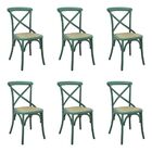 Kit 6 Cadeiras Decorativas Sala De Jantar Cozinha Danna Ratta