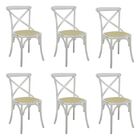 Kit 6 Cadeiras Decorativas Sala De Jantar Cozinha Danna Ratta