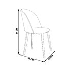 Kit 6 Cadeiras Decorativas Sala De Jantar Madeira Maciça Hada