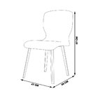 Kit 6 Cadeiras Decorativas Sala De Jantar Madeira Maciça Park