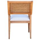 Kit 6 Cadeiras Decorativas Sala De Jantar Megan Amêndoa Linho