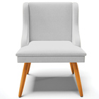 Kit 6 Cadeiras Decorativas Sala De Jantar Pés Palito De Madei