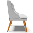 Kit 6 Cadeiras Decorativas Sala De Jantar Pés Palito De Madei