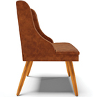 Kit 6 Cadeiras Decorativas Sala De Jantar Pés Palito De Madei