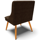 Kit 6 Cadeiras Decorativas Sala De Jantar Pés Palito De Madei