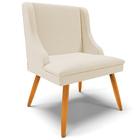 Kit 6 Cadeiras Decorativas Sala De Jantar Pés Palito De Madei