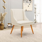 Kit 6 Cadeiras Decorativas Sala De Jantar Pés Palito De Madei