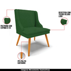 Kit 6 Cadeiras Decorativas Sala De Jantar Pés Palito De Madei