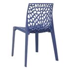 Kit 6 Cadeiras Decorativas Sala E Cozinha Cruzzer (pp) Azul -