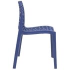 Kit 6 Cadeiras Decorativas Sala E Cozinha Cruzzer (pp) Azul -